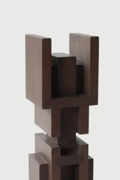Ethnicraft Mahogany False Idol #4 Sculpture