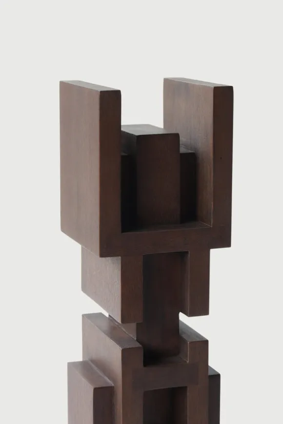 Ethnicraft Mahogany False Idol #4 Sculpture