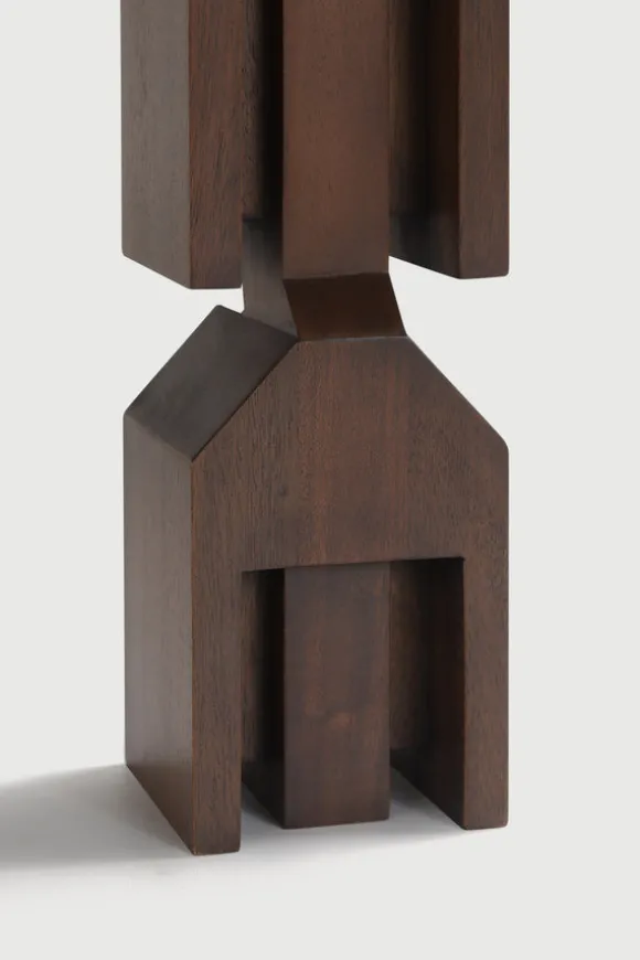 Ethnicraft Mahogany False Idol #6 Sculpture