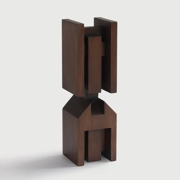 Ethnicraft Mahogany False Idol #6 Sculpture