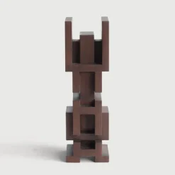 Ethnicraft Mahogany False Idol #4 Sculpture