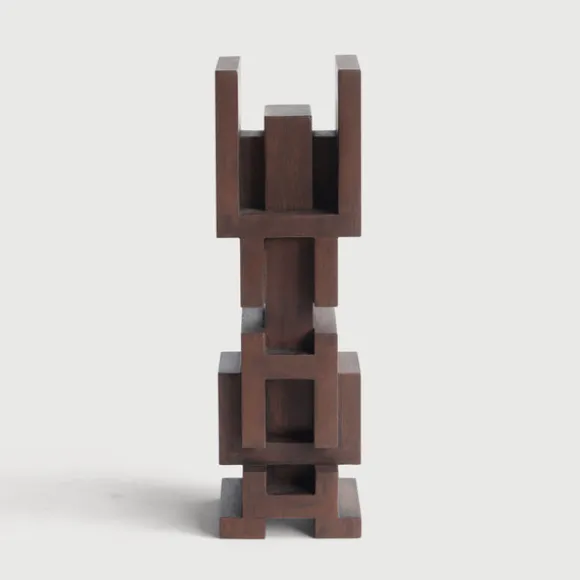 Ethnicraft Mahogany False Idol #4 Sculpture