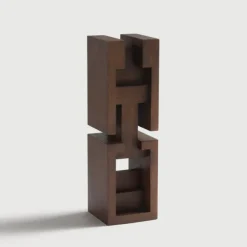 Ethnicraft Mahogany False Idol #3 Sculpture