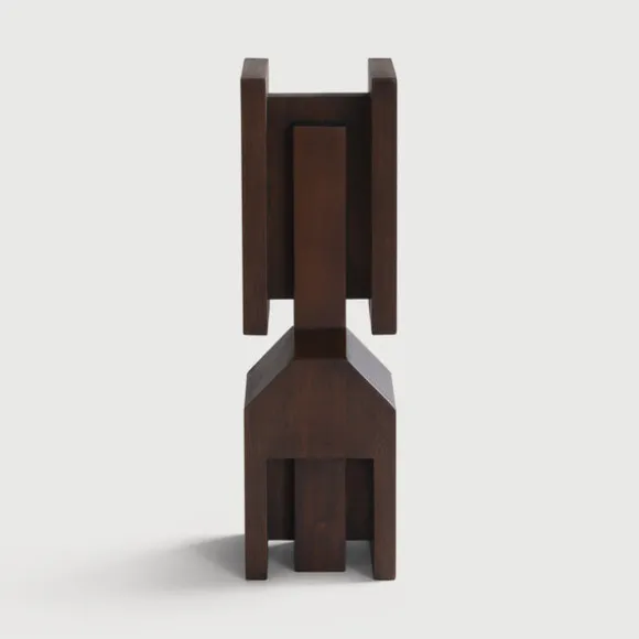 Ethnicraft Mahogany False Idol #6 Sculpture