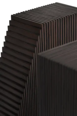 Ethnicraft Mahogany Grooves Bookends - Set of 2