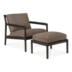 Ethnicraft Mahogany Jack Lounge Chair