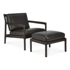 Ethnicraft Mahogany Jack Lounge Chair