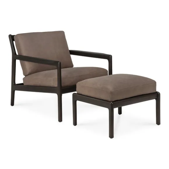 Ethnicraft Mahogany Jack Foot Stool