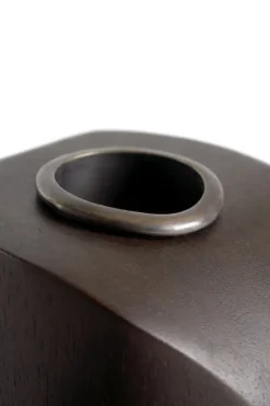 Ethnicraft Mahogany PI Candle Holders - Set of 3
