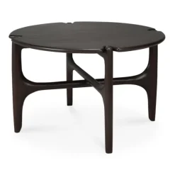 Ethnicraft Mahogany PI Round Coffee Table