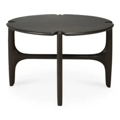 Ethnicraft Mahogany PI Round Coffee Table
