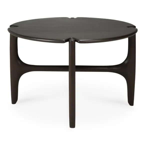 Ethnicraft Mahogany PI Round Coffee Table