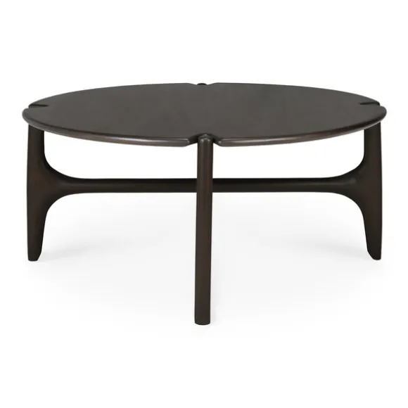 Ethnicraft Mahogany PI Round Coffee Table