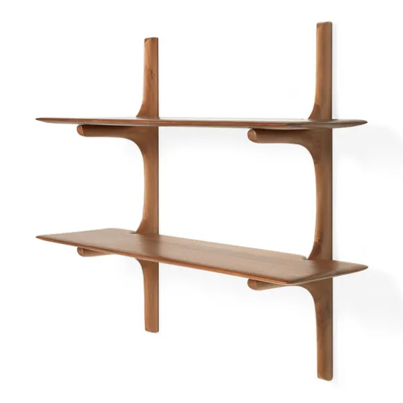 Ethnicraft Mahogany PI Wall Shelf