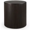 Ethnicraft Mahogany Roller Max Round Side Table