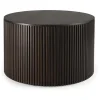 Ethnicraft Mahogany Roller Max Round Coffee Table
