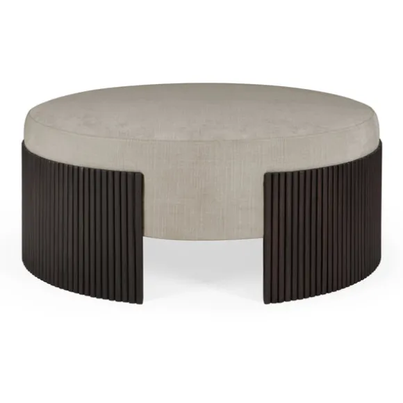 Ethnicraft Mahogany Roller Max Ottoman