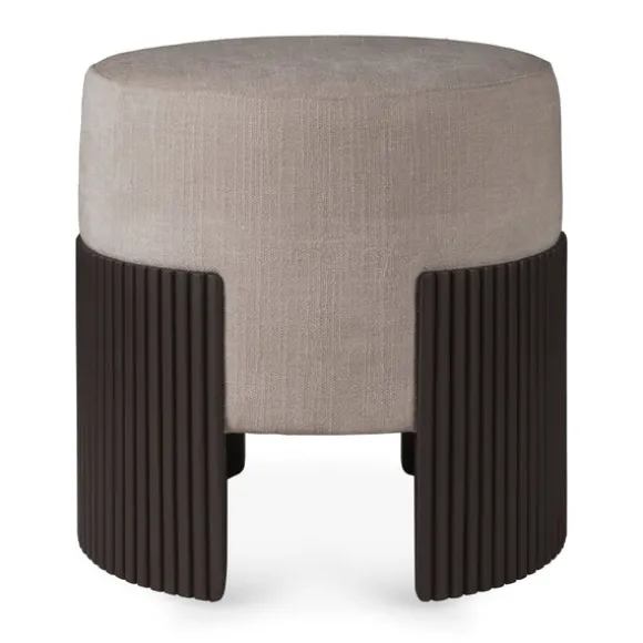 Ethnicraft Mahogany Roller Max Pouf