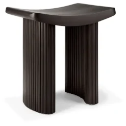 Ethnicraft Mahogany Roller Max Stool