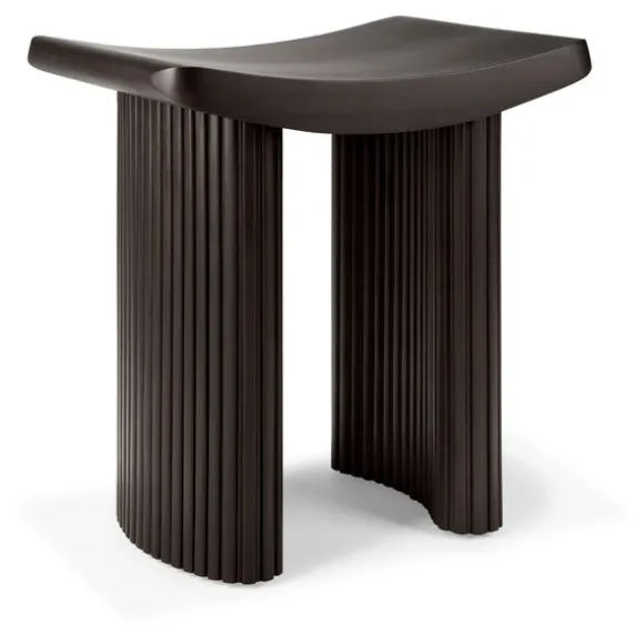 Ethnicraft Mahogany Roller Max Stool
