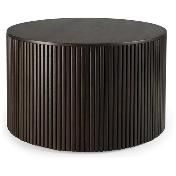 Ethnicraft Mahogany Roller Max Round Coffee Table