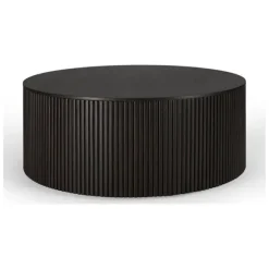 Ethnicraft Mahogany Roller Max Round Coffee Table