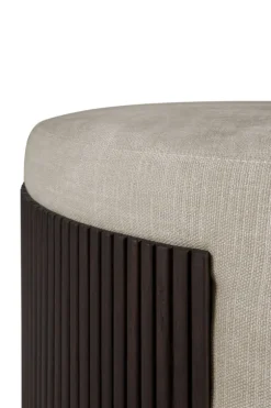 Ethnicraft Mahogany Roller Max Ottoman
