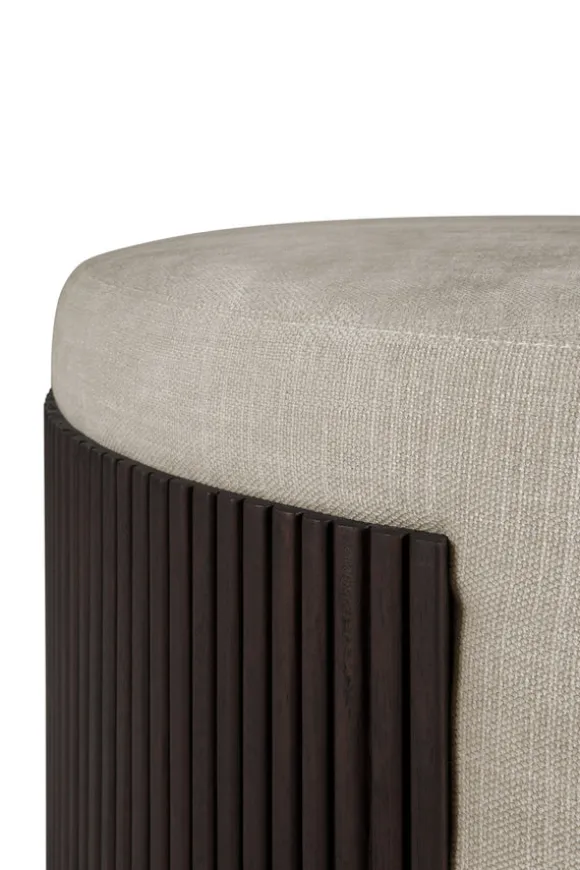 Ethnicraft Mahogany Roller Max Ottoman