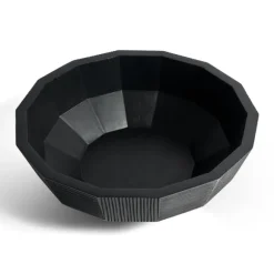 Ethnicraft Mahogany Striped Bowl