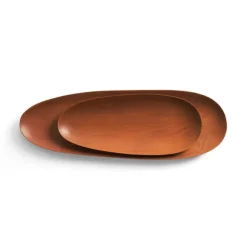 Ethnicraft Mahogany Thin Oval Boards - Set of 2