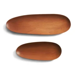 Ethnicraft Mahogany Thin Oval Boards - Set of 2