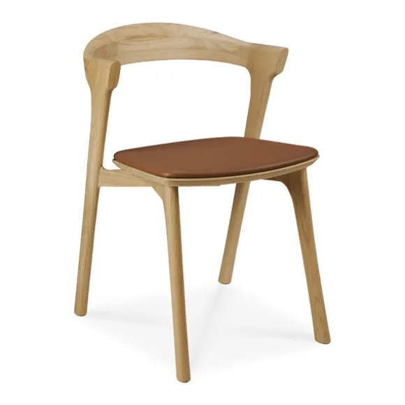 Ethnicraft Oak Bok Dining Chair - Leather