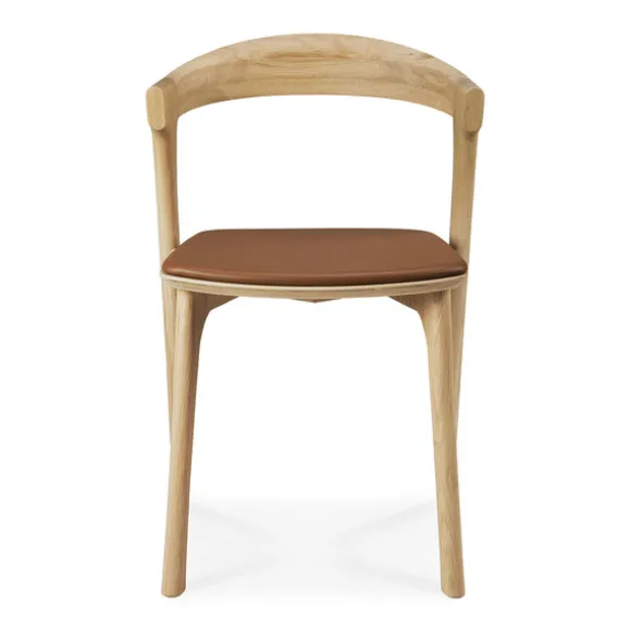 Ethnicraft Oak Bok Dining Chair - Leather