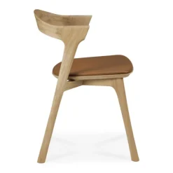 Ethnicraft Oak Bok Dining Chair - Leather
