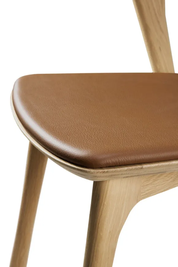 Ethnicraft Oak Bok Dining Chair - Leather