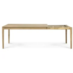 Ethnicraft Oak Bok Extendable Dining Table
