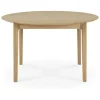 Ethnicraft Oak Bok Round Extendable Dining Table