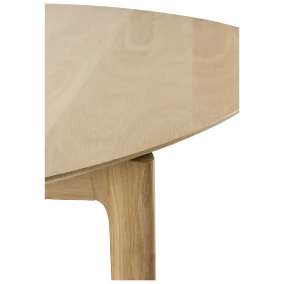 Ethnicraft Oak Bok Round Extendable Dining Table
