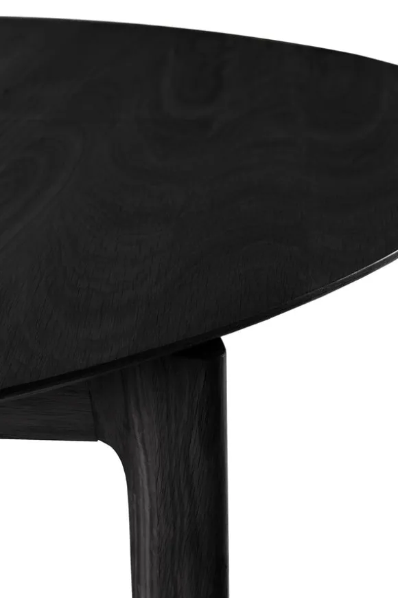 Ethnicraft Oak Bok Round Extendable Dining Table