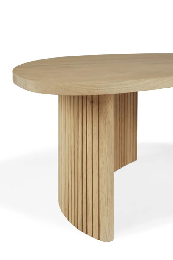 Ethnicraft Oak Boomerang Coffee Table