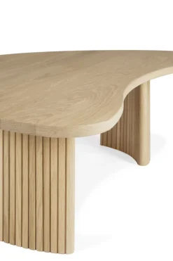 Ethnicraft Oak Boomerang Coffee Table