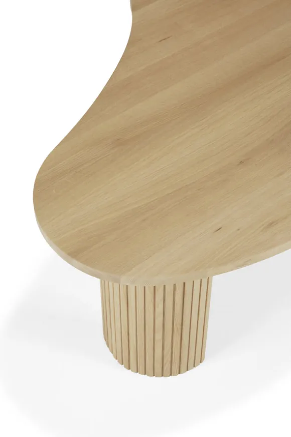Ethnicraft Oak Boomerang Coffee Table
