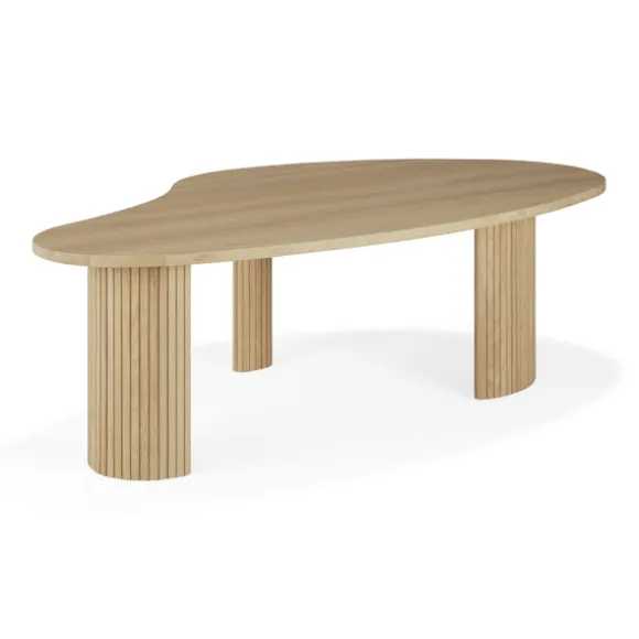 Ethnicraft Oak Boomerang Coffee Table