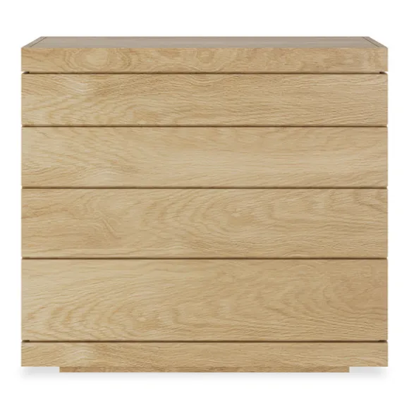 Ethnicraft Oak Burger Chest of 4 Drawers