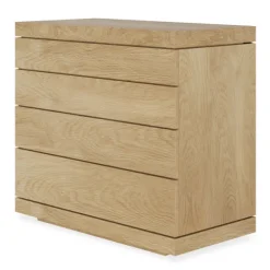 Ethnicraft Oak Burger Chest of 4 Drawers