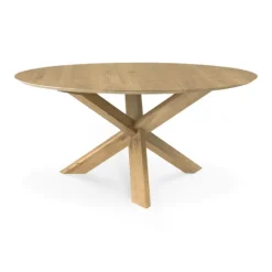 Ethnicraft Oak Circle Dining Table