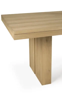 Ethnicraft Oak Double Extendable Dining Table