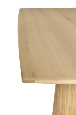 Ethnicraft Oak Geometric Dining Table