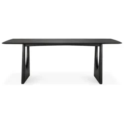 Ethnicraft Oak Geometric Dining Table