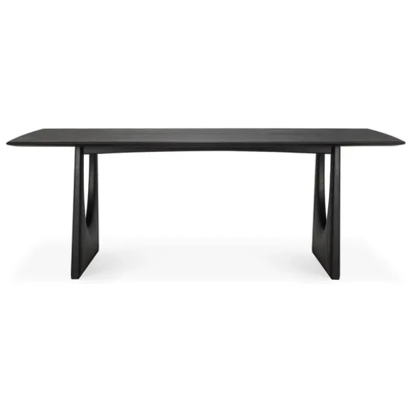 Ethnicraft Oak Geometric Dining Table